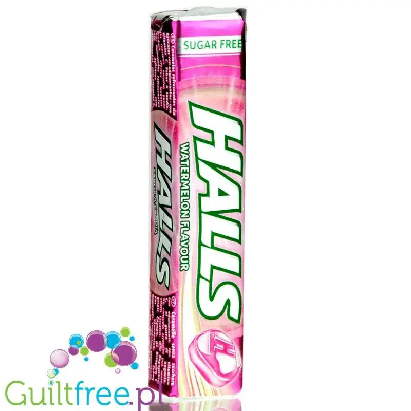 Halls Watermelon - cukierki arbuzowe bez cukru