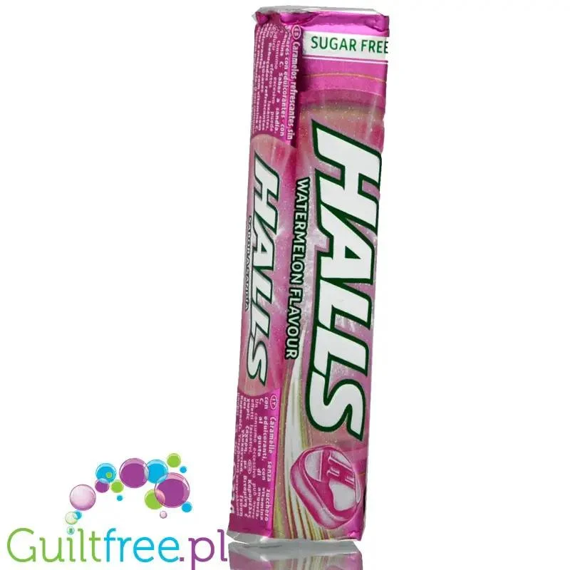 Halls Watermelon - cukierki arbuzowe bez cukru