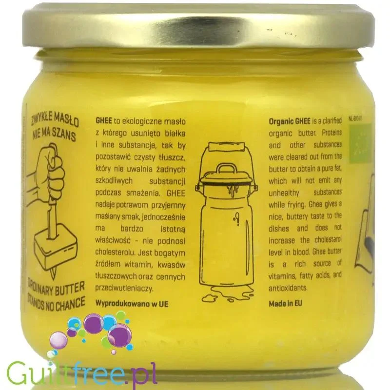 Diet Food Ghee organiczne masło klarowane