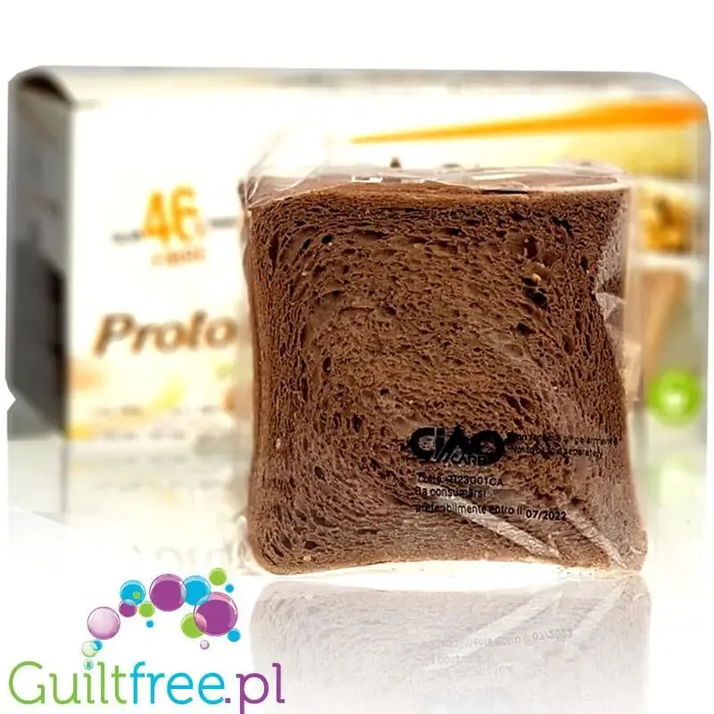 Ciao Carb ProtoToast Cocoa Stage2 - Czekoladowe tosty niskowęglowodanowe 1g węglowodanów / 56% błonnik