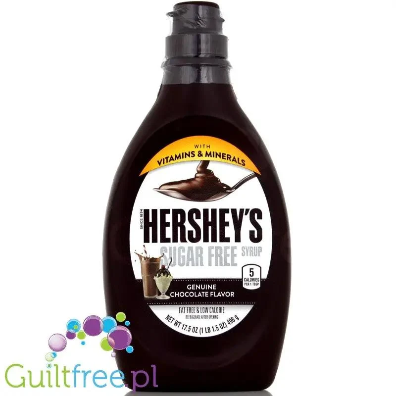 Hershey's syrop czekoladowy bez dodatku cukru (duża butelka)