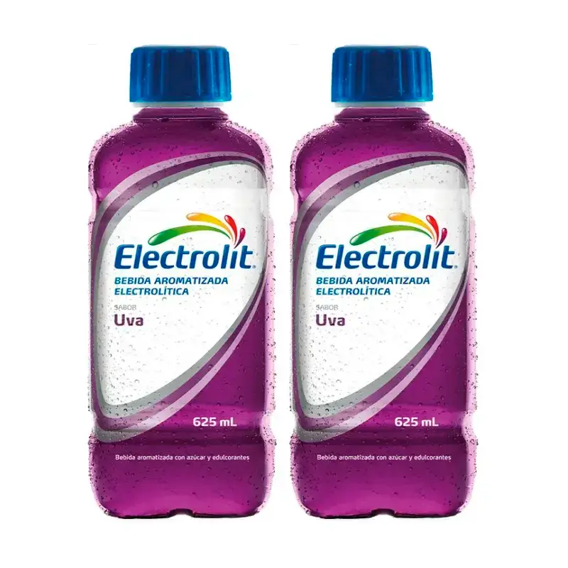 Electrolit Grape Electrolyte Drink, Pack 2 x 625 ml