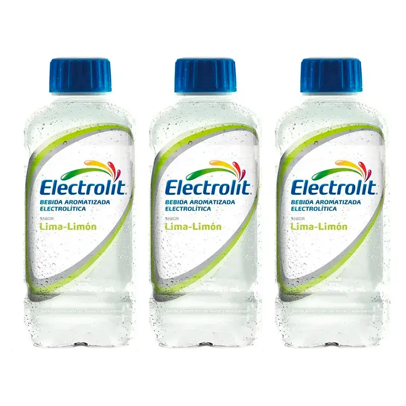 Electrolit Lime-Lemon Electrolyte Drink, Pack 3 x 625 ml