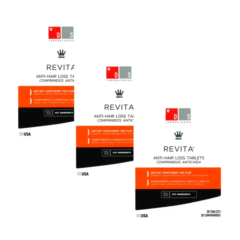 Ds Laboratories Revita Anti-Hair Loss Tablets, Pack 3 x 30 units