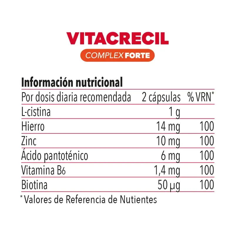 Vitacrecil Complex Forte, Pack 3 x 90 capsules