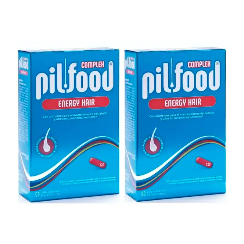 Pilfood Complex Hair and Nail Nutrients, Pack 2 x 120 Tablets