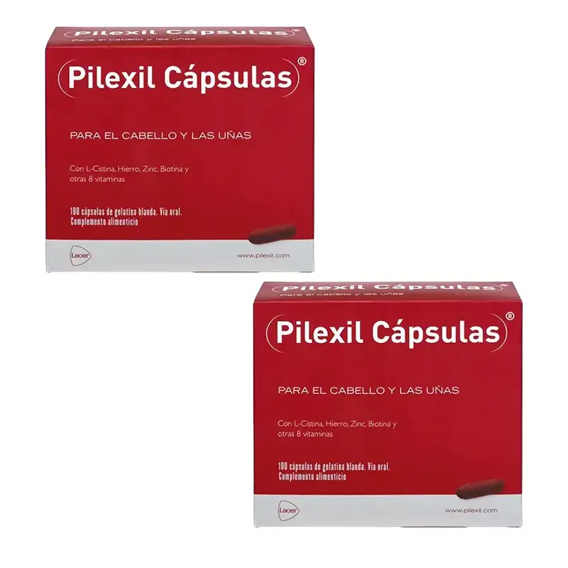 Pilexil Anti-Hair Loss Capsules, Pack 2 x100 capsules