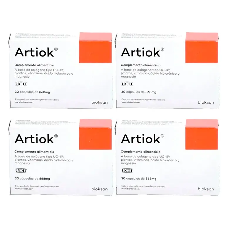 Artiok, Pack 4 x 30 Capsules