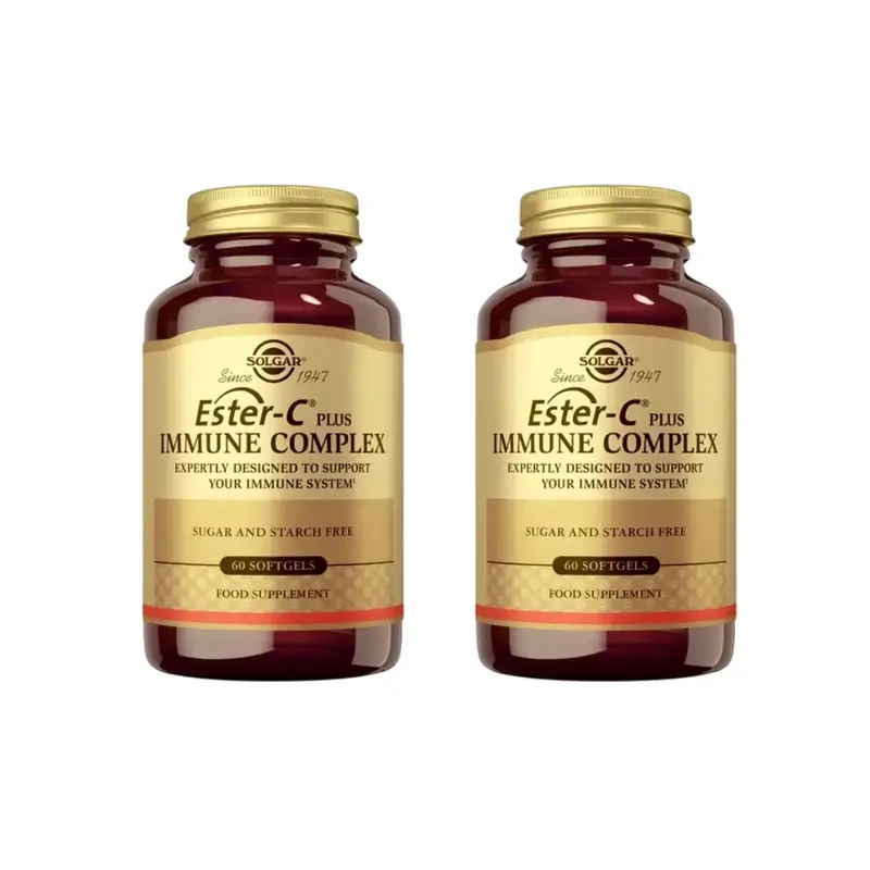 Solgar Ester-C Immune Complex, 2X60 Capsules