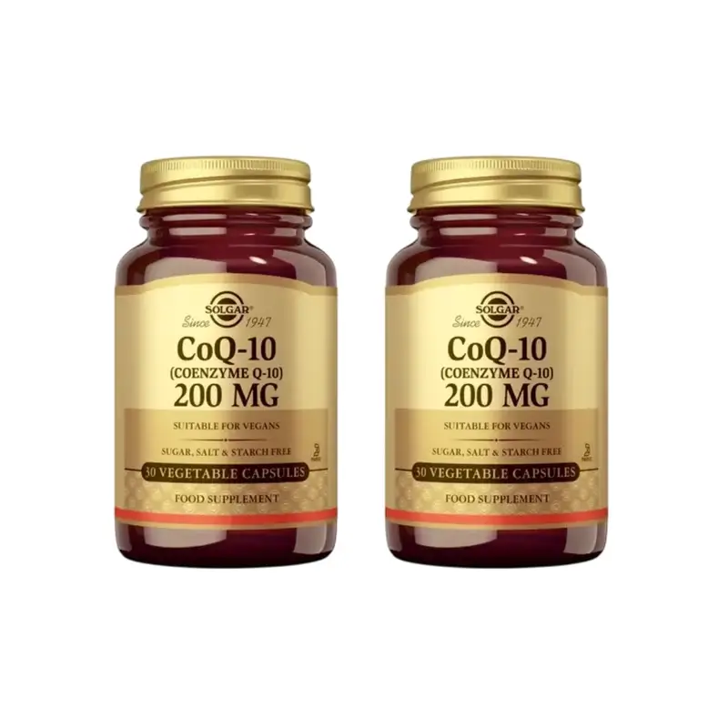 Solgar Coenzyme Q10 200Mg, 2X30 Capsules